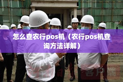 怎么查农行pos机（农行pos机查询方法详解）