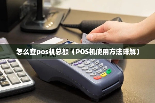 怎么查pos机总额（POS机使用方法详解）