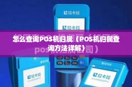 怎么查询POS机归属（POS机归属查询方法详解）