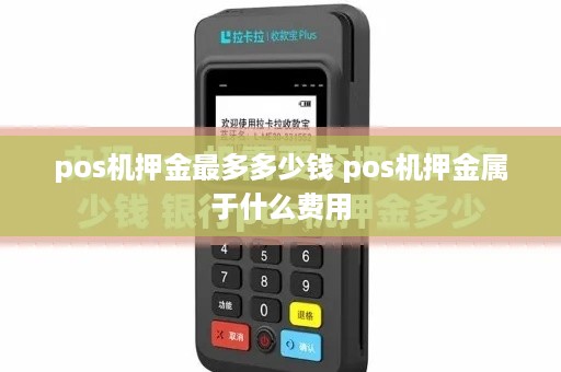 pos机押金最多多少钱 pos机押金属于什么费用