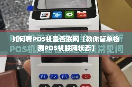 如何看POS机是否联网（教你简单检测POS机联网状态）