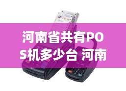 河南省共有POS机多少台 河南pos机代理销售