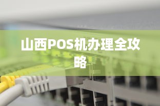 山西POS机办理全攻略