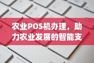 农业POS机办理，助力农业发展的智能支付工具