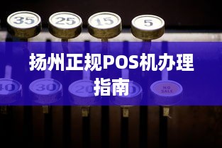 扬州正规POS机办理指南