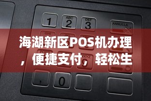 海湖新区POS机办理，便捷支付，轻松生活