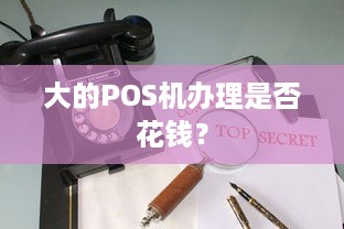 大的POS机办理是否花钱？