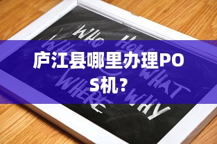 庐江县哪里办理POS机？