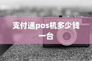 支付通pos机多少钱一台