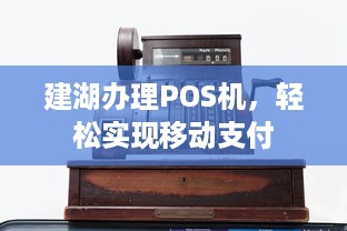 建湖办理POS机，轻松实现移动支付