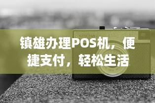 镇雄办理POS机，便捷支付，轻松生活