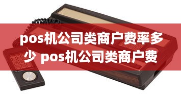 pos机公司类商户费率多少 pos机公司类商户费率多少钱