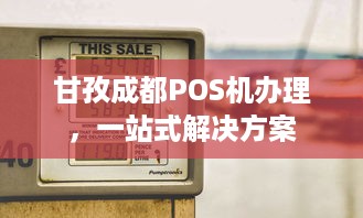 甘孜成都POS机办理，一站式解决方案