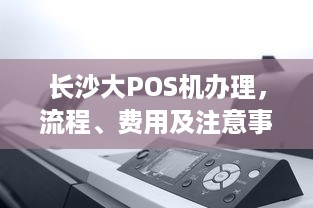 长沙大POS机办理，流程、费用及注意事项