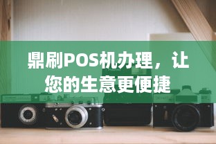 鼎刷POS机办理，让您的生意更便捷