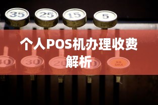 个人POS机办理收费解析