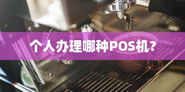 个人办理哪种POS机？