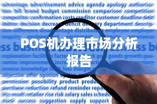 POS机办理市场分析报告