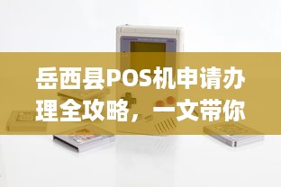 岳西县POS机申请办理全攻略，一文带你了解详细流程！