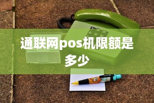 通联网pos机限额是多少