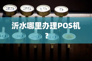 沂水哪里办理POS机？