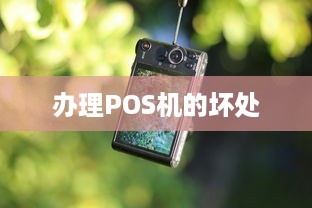 办理POS机的坏处