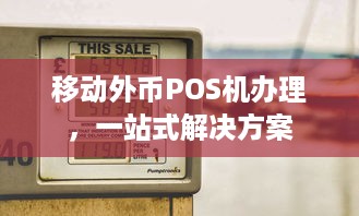 移动外币POS机办理，一站式解决方案