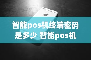 智能pos机终端密码是多少 智能pos机终端密码是多少啊