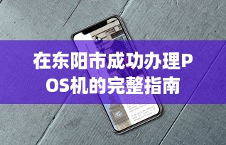 在东阳市成功办理POS机的完整指南