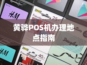 黄骅POS机办理地点指南