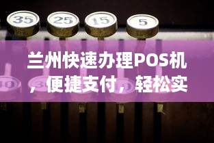 兰州快速办理POS机，便捷支付，轻松实现