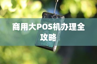 商用大POS机办理全攻略