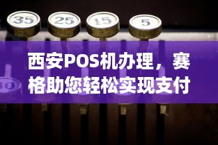 西安POS机办理，赛格助您轻松实现支付电子化