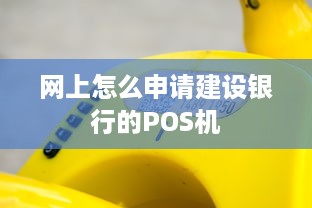 网上怎么申请建设银行的POS机