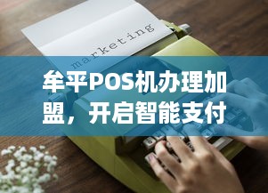 牟平POS机办理加盟，开启智能支付新篇章，共创商业未来