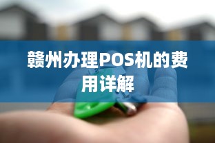 赣州办理POS机的费用详解